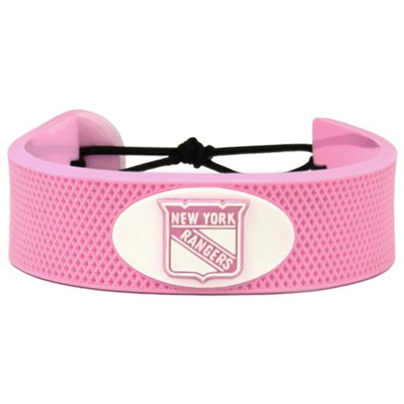 Gamewear New York Rangers Pink Hockey Bracelet