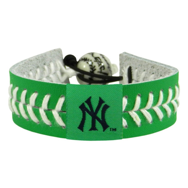 Gamewear New York Yankees St. Patrick’s Day Baseball Bracelet