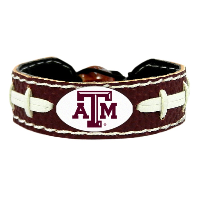 Gamewear Texas A&M Aggies Team Color Football Bracelet