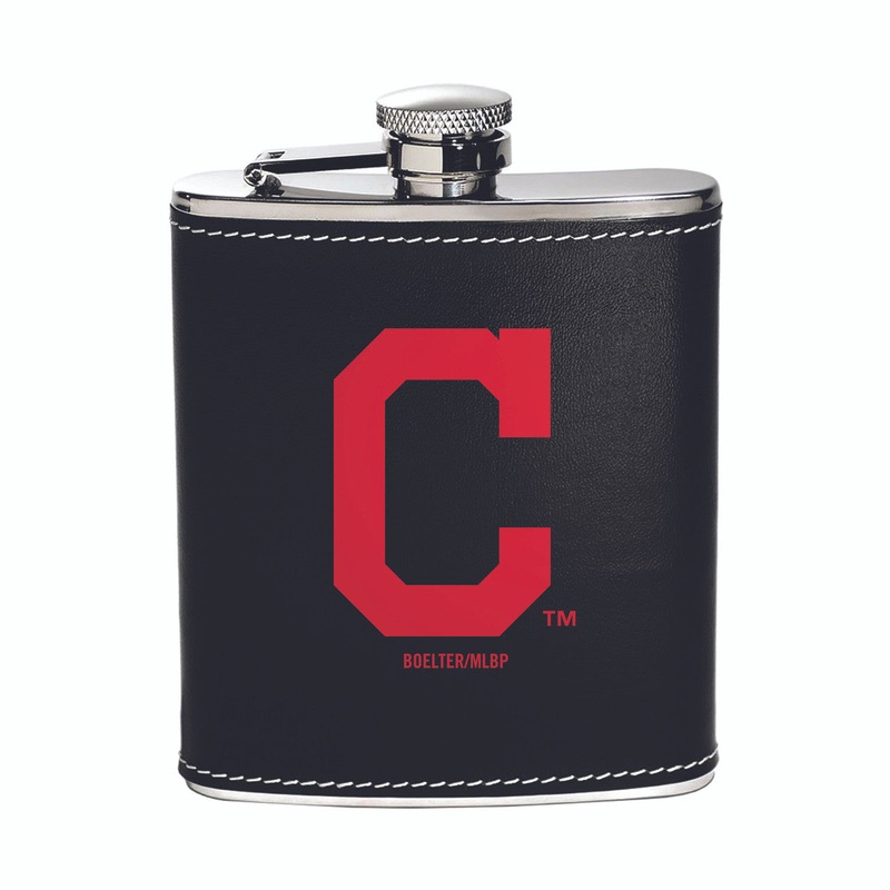 BOELTER Cleveland Indians Stainless Steel Flask