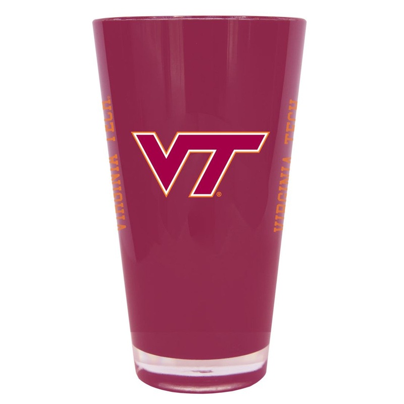 BOELTER Virginia Tech Hokies 20oz Plastic Insulated Glass Pint