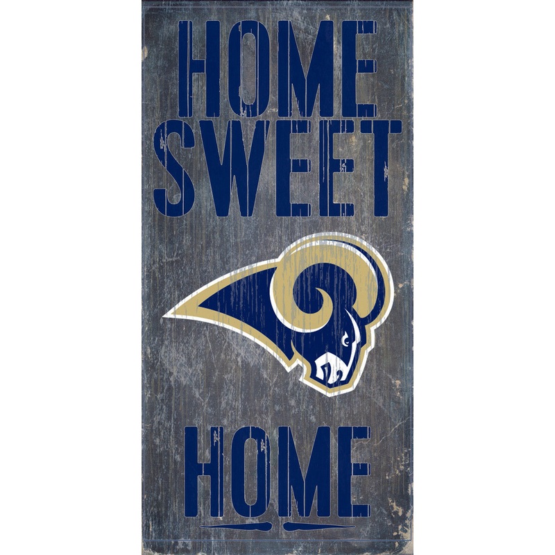 Fan Creations Los Angeles Rams Home Sweet Home Wood Sign 6×12