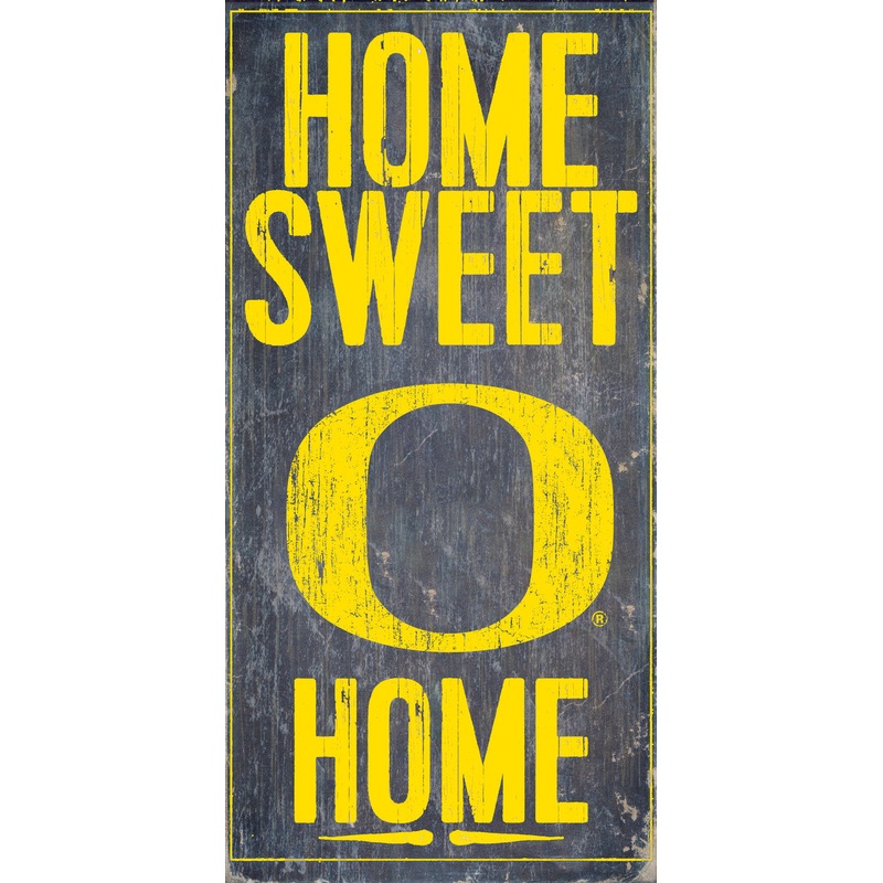 Fan Creations Oregon Ducks Home Sweet Home Wood Sign 6×12