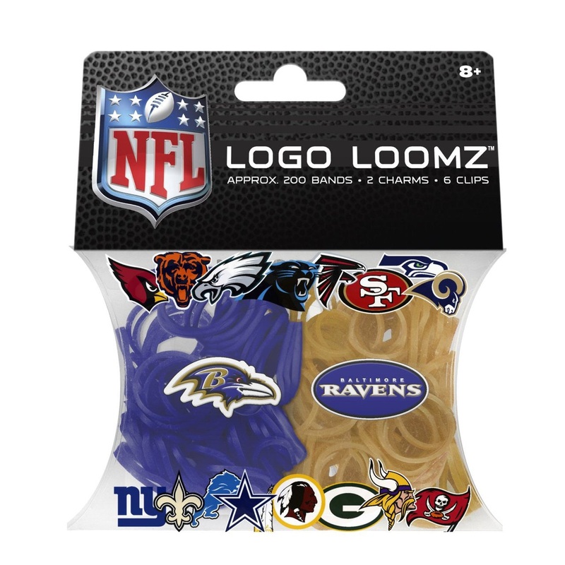 Forever Collectibles Baltimore Ravens Logo Loomz Filler Pack