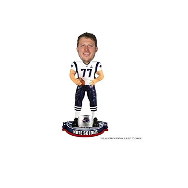Forever Collectibles New England Patriots Nate Solder Super Bowl 49 Champ Bobblehead