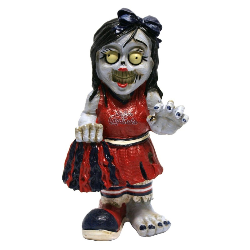 Forever Collectibles St. Louis Cardinals Zombie Cheerleader Figurine