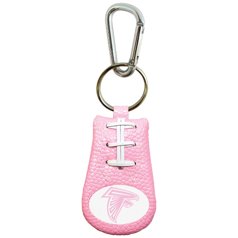 Gamewear Atlanta Falcons Pink Football Keychain