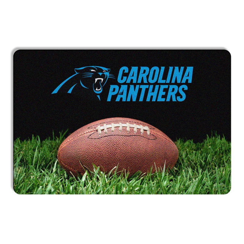 Gamewear Carolina Panthers Classic NFL Football Pet Bowl Mat Size Large