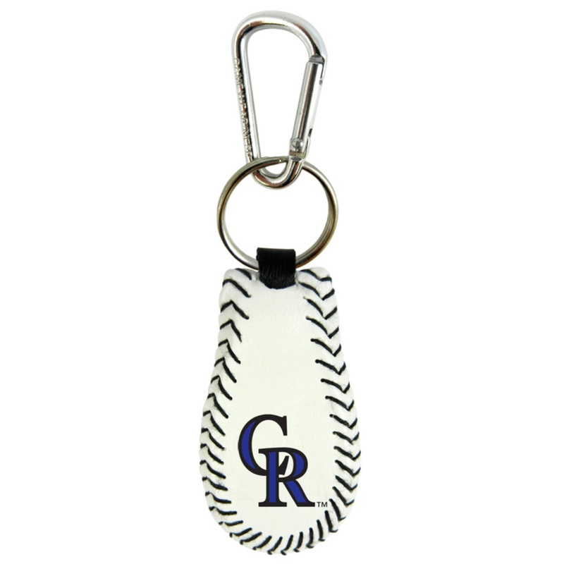 Gamewear Colorado Rockies Baseball Keychain