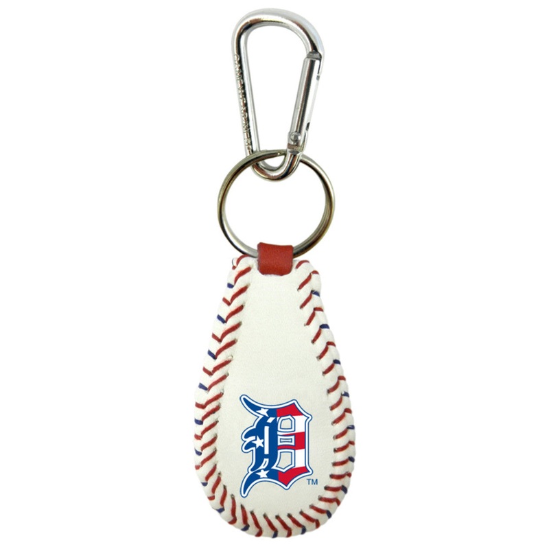 Gamewear Detroit Tigers Stars and Stripes Baseball Keychain