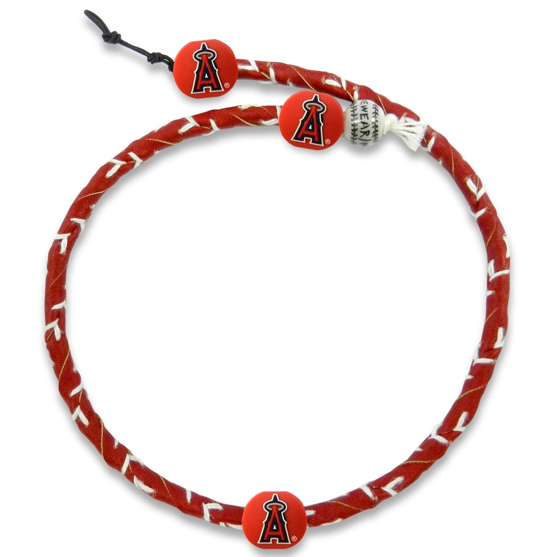 Gamewear Los Angeles Angels Frozen Rope Team Color Baseball Necklace