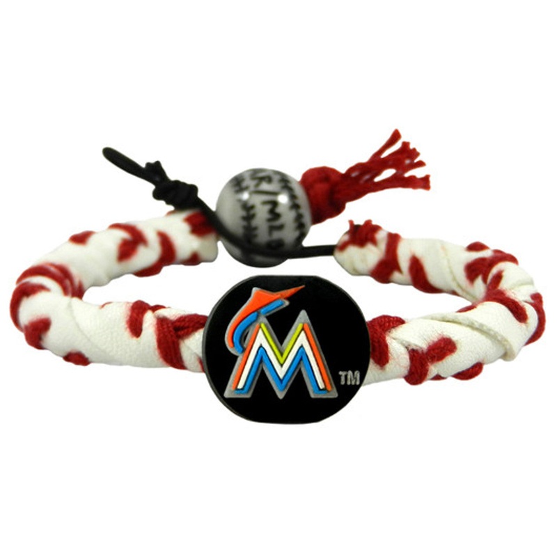 Gamewear Miami Marlins Frozen Rope Classic Baseball Bracelet