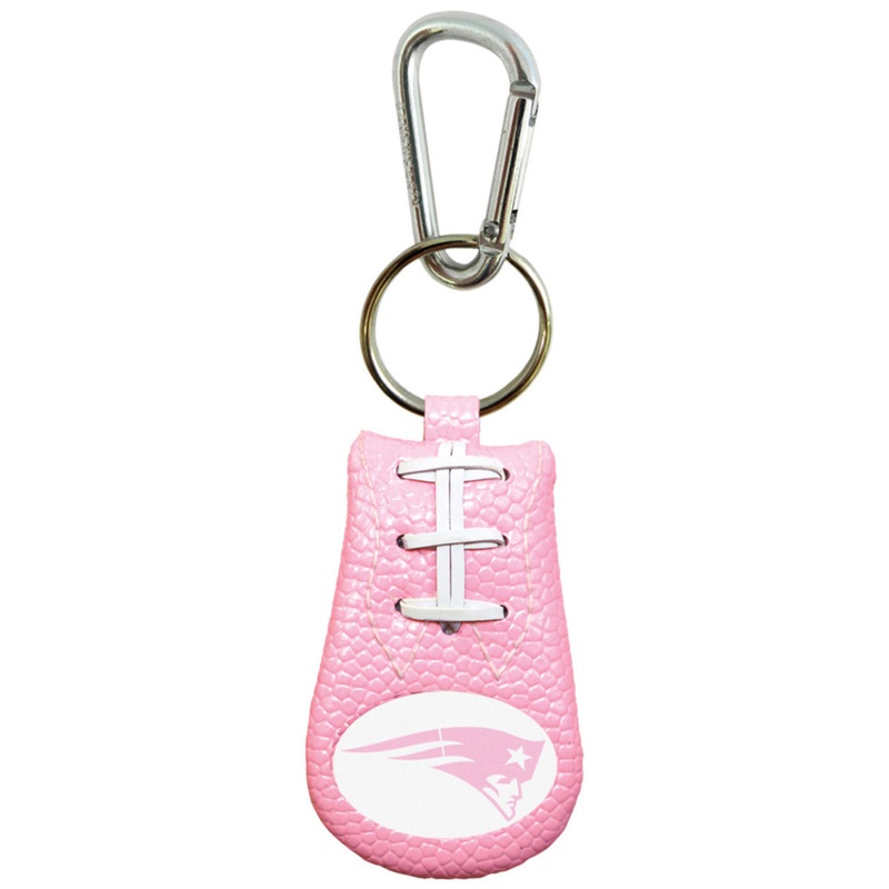 Gamewear New England Patriots Pink Football Keychain