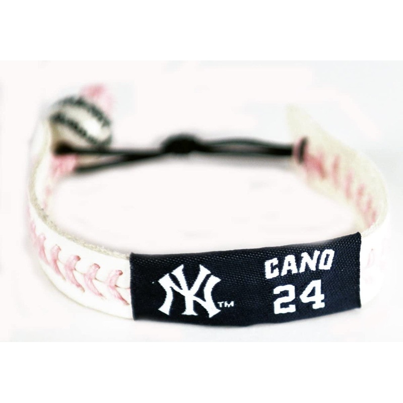 Gamewear New York Yankees Pink Robinson Cano Baseball Bracelet