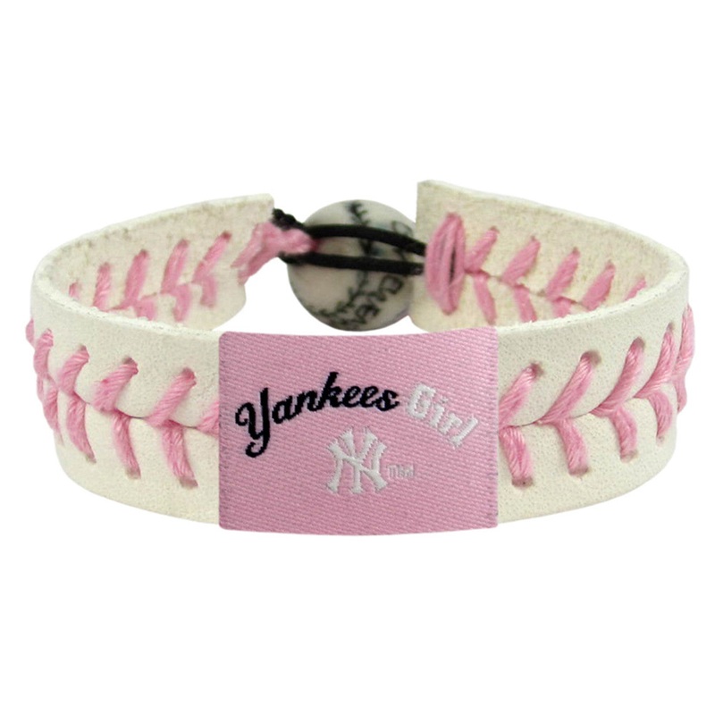 Gamewear New York Yankees Pink Yankee Girl Baseball Bracelet
