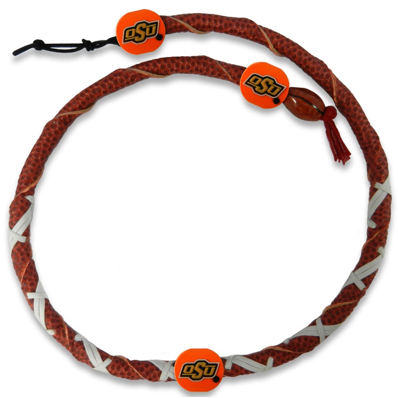 Gamewear Oklahoma State Cowboys Spiral Football Necklace