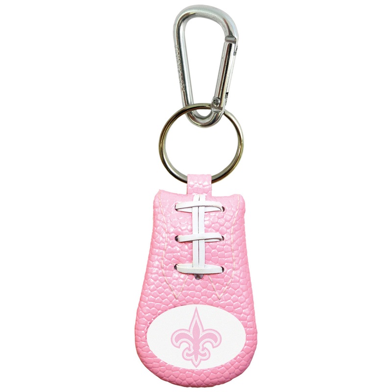 Gamewear Orleans Saints Pink Football Keychain
