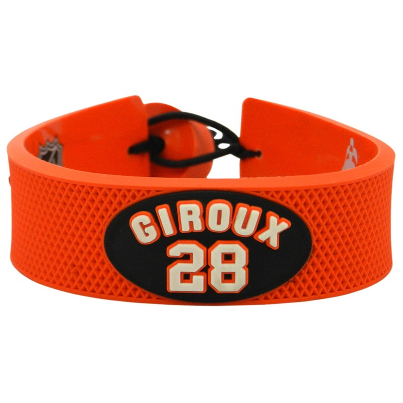 Gamewear Philadelphia Flyers Team Color Jersey Claude Giroux Hockey Bracelet