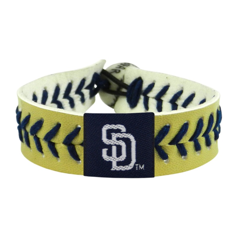 Gamewear San Diego Padres Sand Team Color Baseball Bracelet