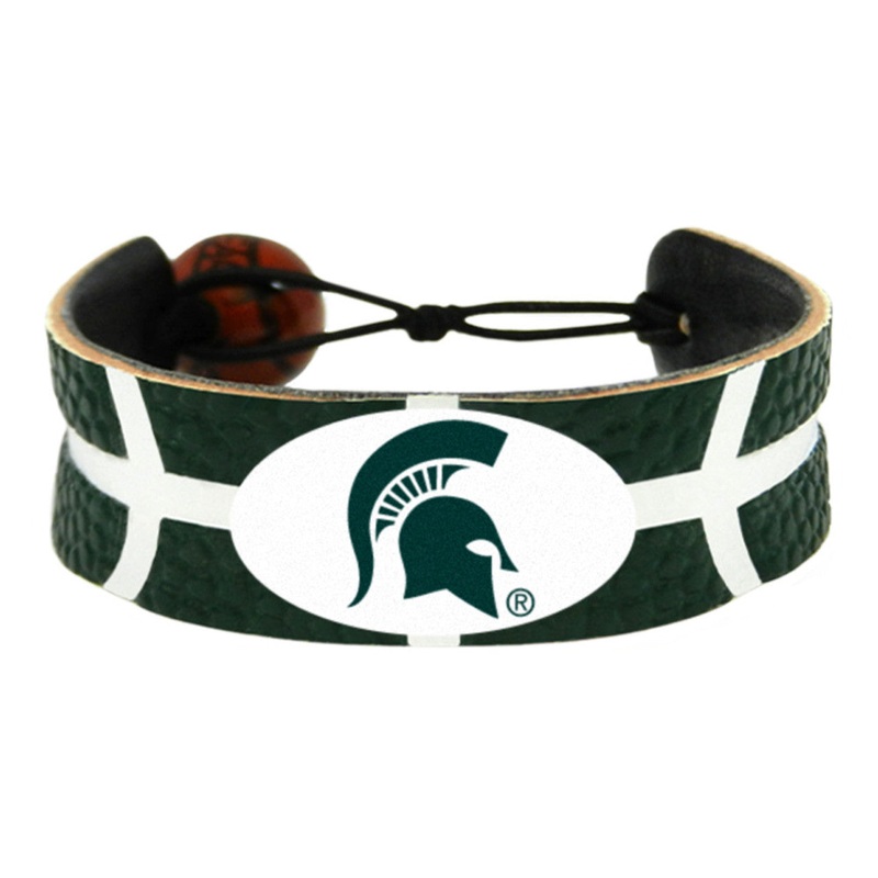 GamewearMichigan State Spartans Team Color Basketball Bracelet