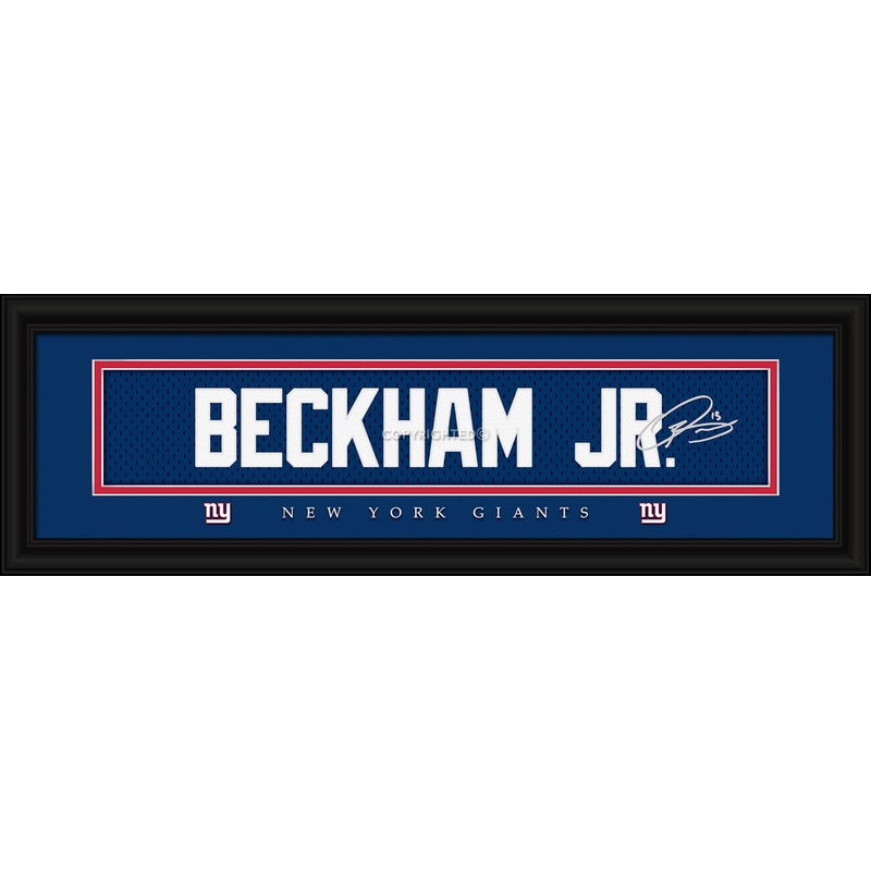 Prints Charming New York Giants Odell Beckham Jr Signature Style Print 8×24