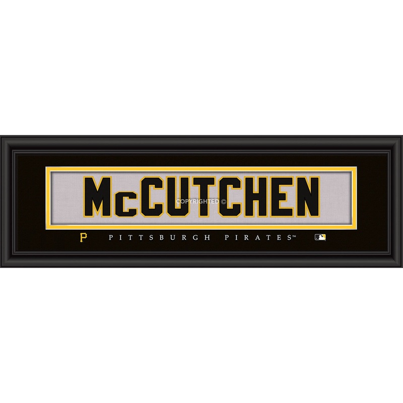 Prints Charming Pittsburgh Pirates Andrew McCutchen Signature Style Print 8×24
