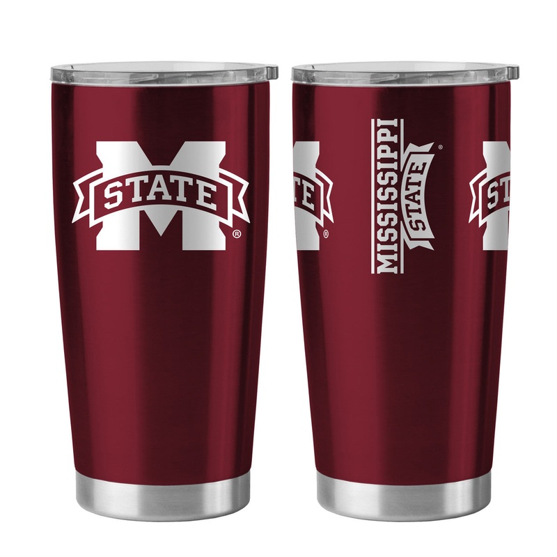 BOELTER Mississippi State Bulldogs Burgundy 20oz Ultra Travel Tumbler