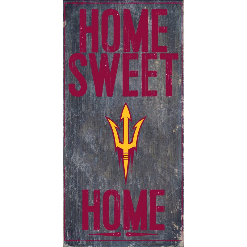 Fan Creations Arizona State Sun Devils Home Sweet Home Wood Sign 6×12