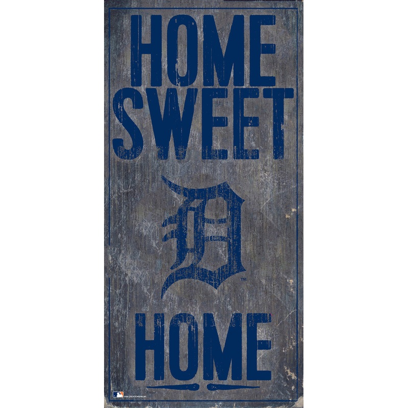 Fan Creations Detroit Tigers Home Sweet Home Wood Sign 6×12