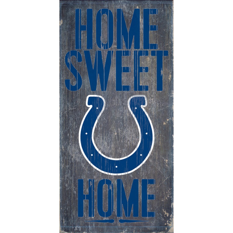 Fan Creations Indianapolis Colts Home Sweet Home Wood Sign 6×12