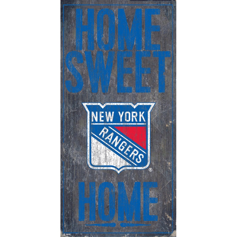 Fan Creations New York Rangers Home Sweet Home Wood Sign 6×12