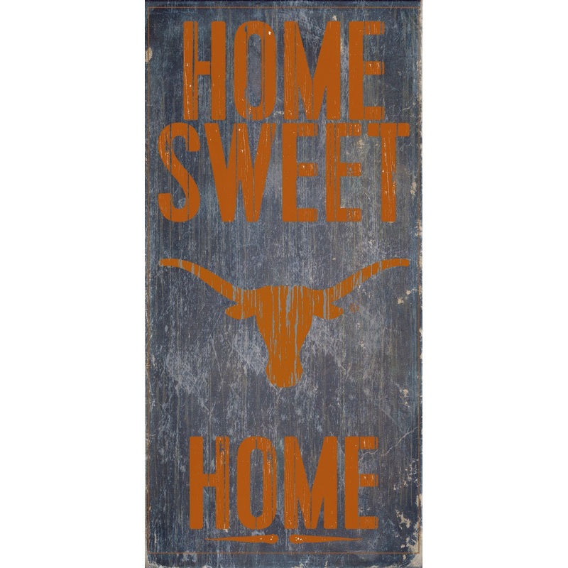 Fan Creations Texas Longhorns Home Sweet Home Wood Sign 6×12
