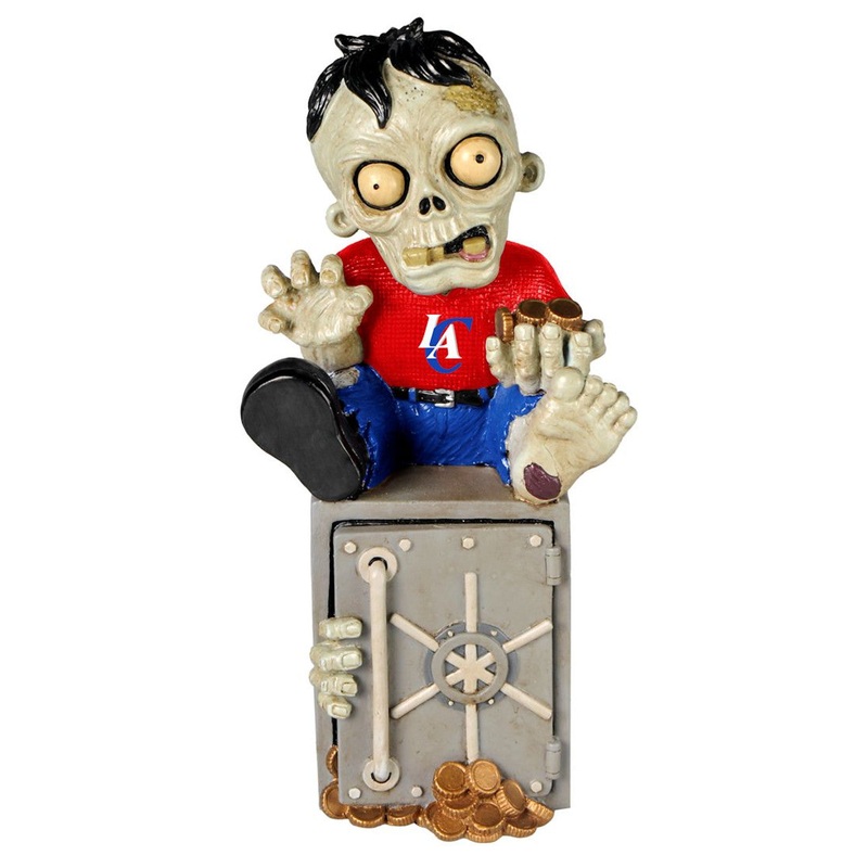 Forever Collectibles Los Angeles Clippers Zombie Bank Figurine