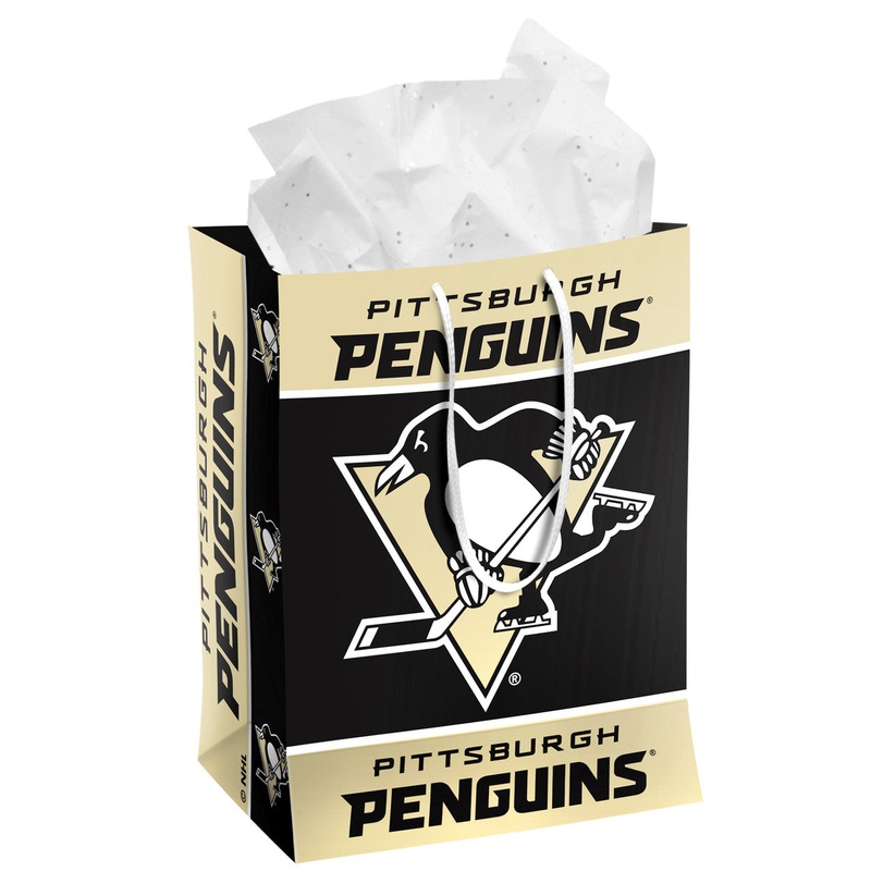 Forever Collectibles Pittsburgh Penguins Gift Bag Size Medium