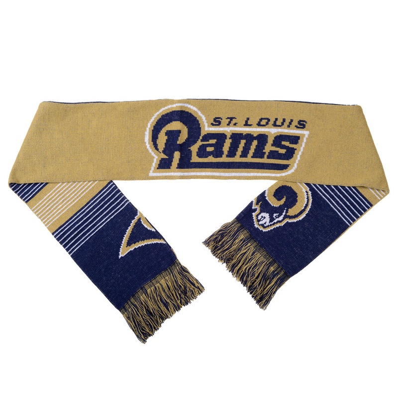 Forever Collectibles St. Louis Rams Split Logo Reverse Scarf