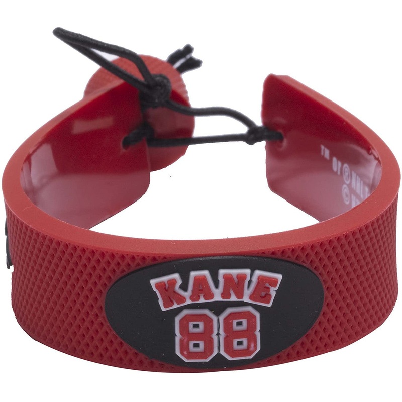 Gamewear Chicago Blackhawks Team Color Jersey Patrick Kane Hockey Bracelet