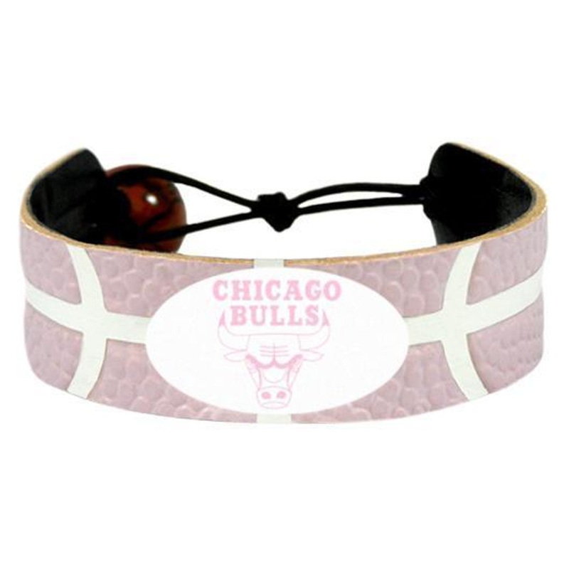 Gamewear Chicago Bulls Pink Basketball Bracelet