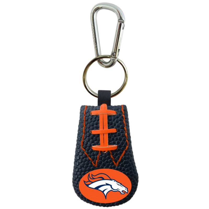 Gamewear Denver Broncos Team Color Football Keychain