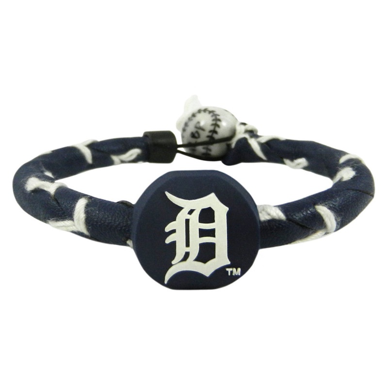 Gamewear Detroit Tigers Team Color Frozen Rope Baseball Bracelet