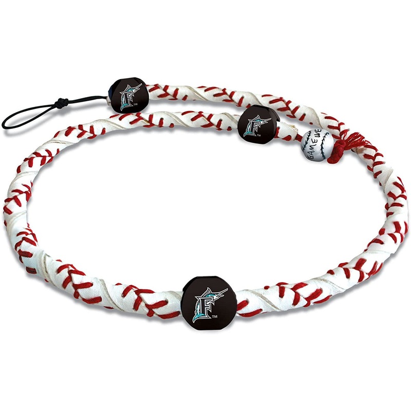 Gamewear Florida Marlins Frozen Rope Classic Baseball Necklace