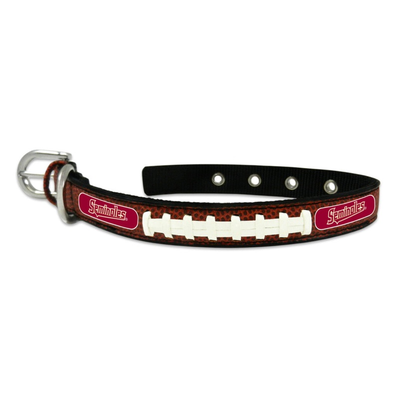 Gamewear Florida State Seminoles Classic Leather Pet Collar Size Small