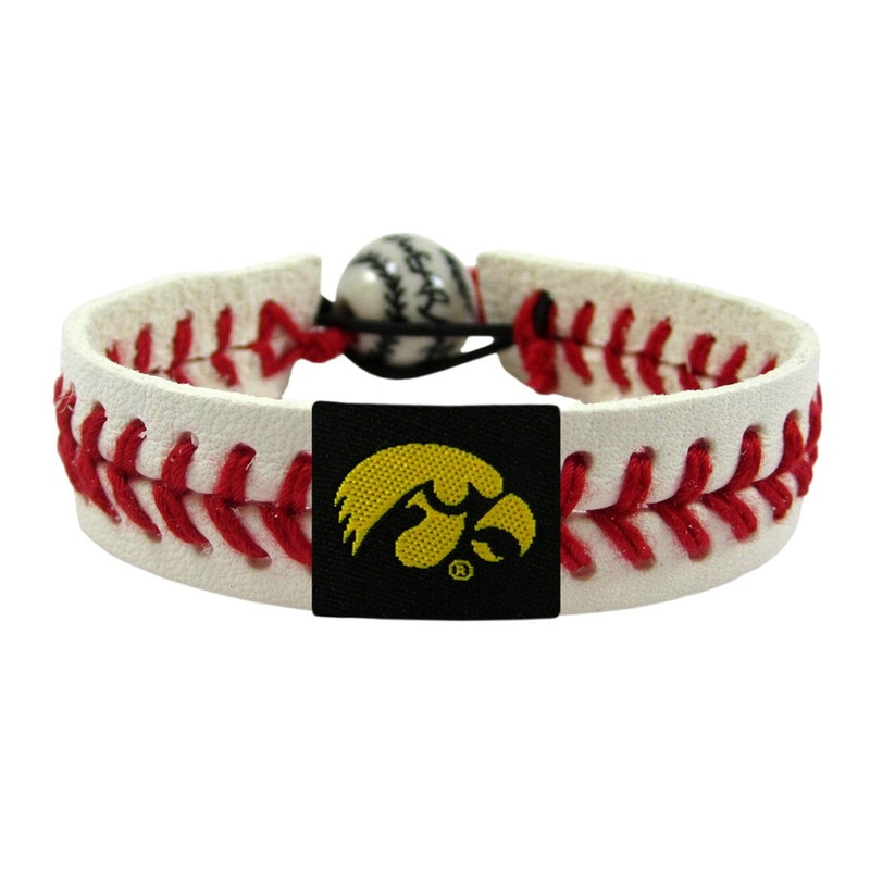 Gamewear Iowa Hawkeyes Classic Baseball Bracelet