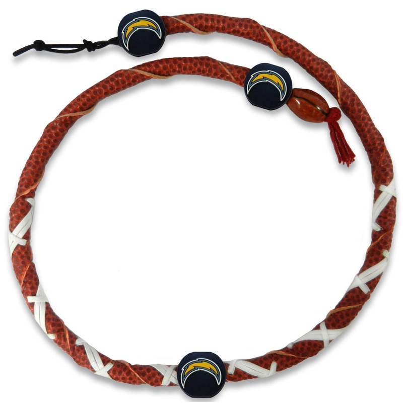 Gamewear Los Angeles Chargers Spiral Football Necklace