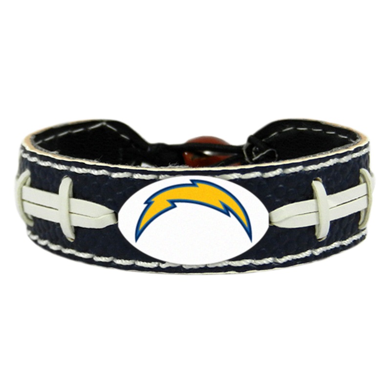Gamewear Los Angeles Chargers Team Color Football Bracelet