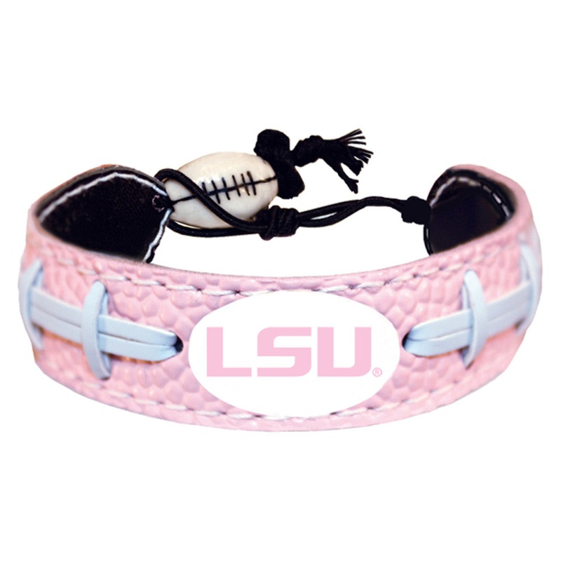 Gamewear LSU Tigers Pink Classic Baseball Bracelet