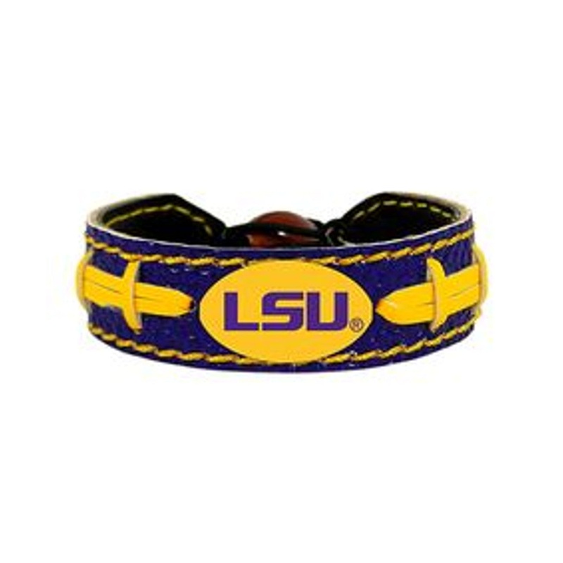 Gamewear LSU Tigers Team Color Football Bracelet