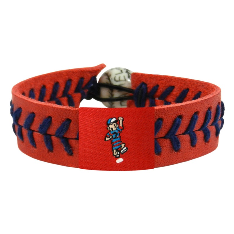 Gamewear Milwaukee Brewers Team Color Sausage Guy 2 Baseball Bracelet