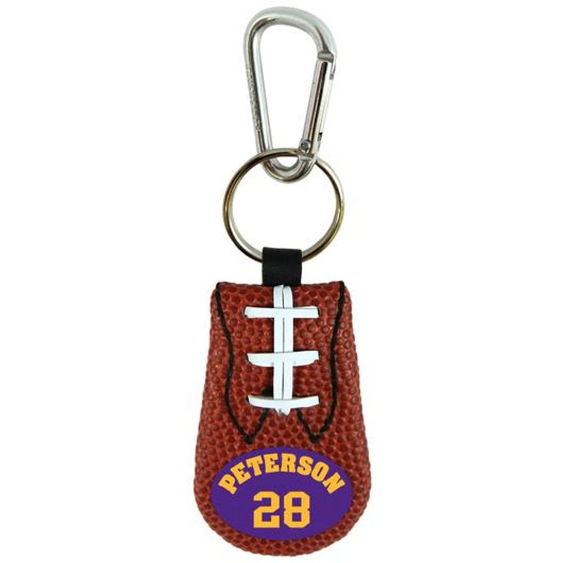 Gamewear Minnesota Vikings Classic NFL Adrian Peterson Football Jersey Keychain