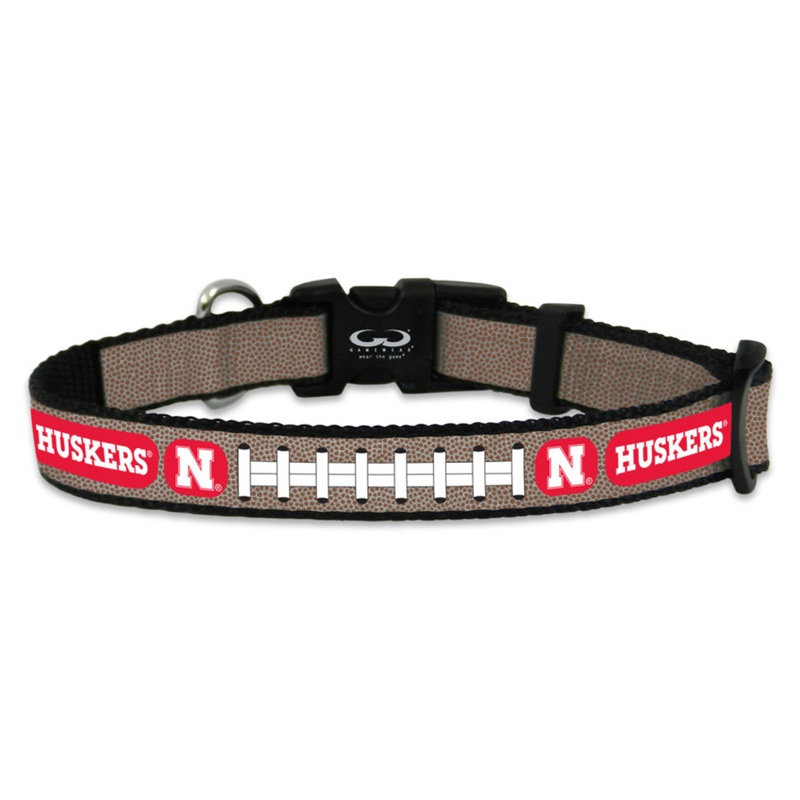 Gamewear Nebraska Cornhuskers Reflective Football Pet Collar Size Small