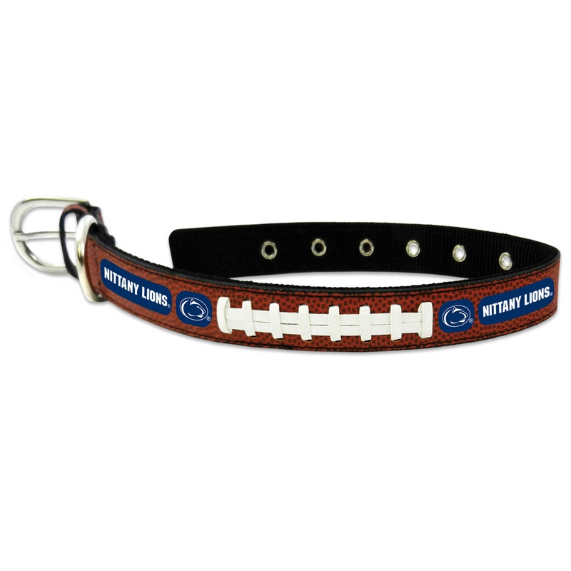 Gamewear Penn State Nittany Lions Classic Leather Football Pet Collar Size Large